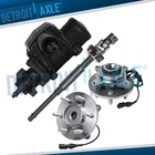 4WD Gearbox Steering Shaft 6 Stud Wheel Bearing Hubs 2004 Ford F-150 Lariat New. Price: $462.04.